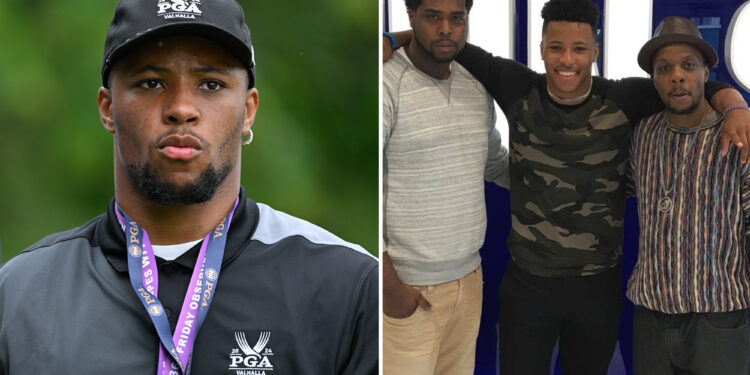 Saquon Barkley’s dad claimed family needed pink gun found in car 'because of who my son is': court docs