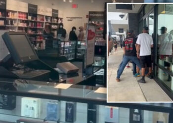 Tennessee shoppers trap Nashville Perfumania burglars inside store