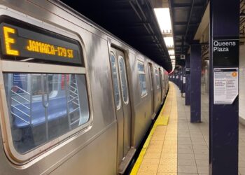 A madman randomly slashed three people at a Long Island City subway station on Saturday morning, police said. 