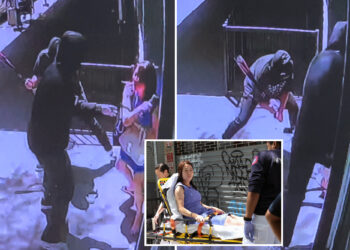 Video shows woman attacked by baseball bat-wielding thugs