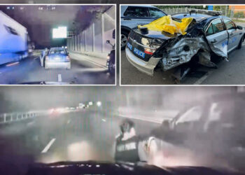 Virginia state trooper hit during DUI stop after another impaired driver slams into patrol vehicle