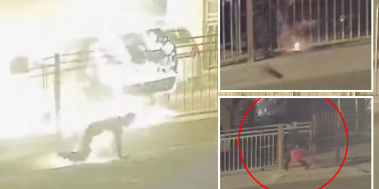 Wannabe arsonist sets himself on fire as he tries to torch ex-girlfriend's house: report