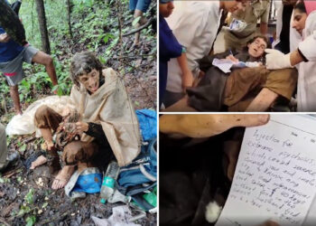 American woman found chained to tree and left to die in India forest