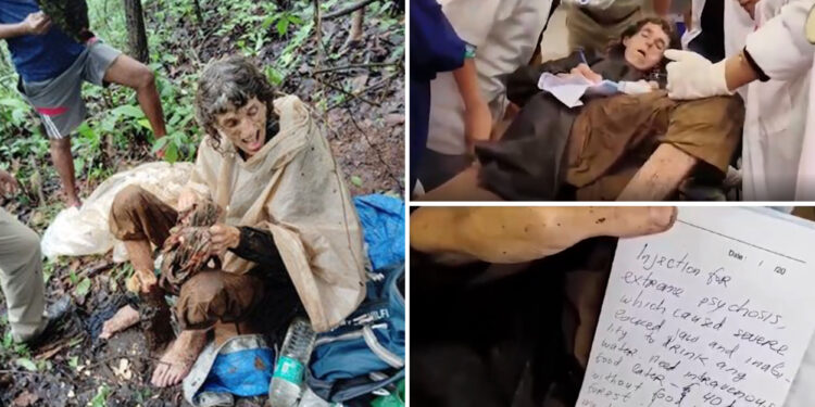 American woman found chained to tree and left to die in India forest