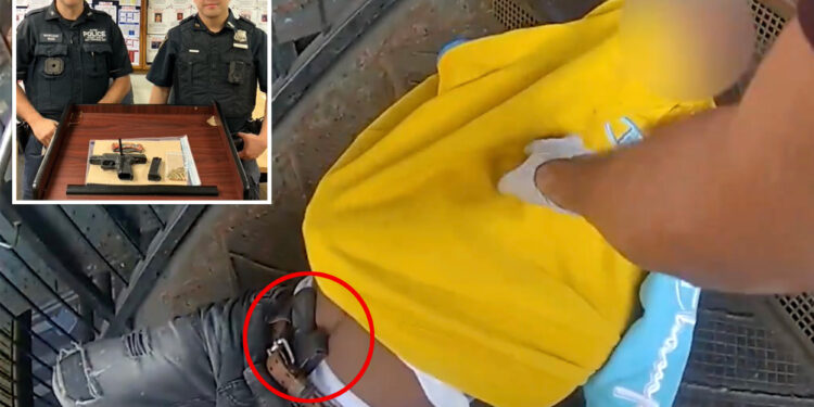 Gunman busted sleeping in NYC subway with gun in 'plain view': cops