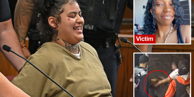 NYC fatal stabbing suspect laughs in court, setting off victim's family