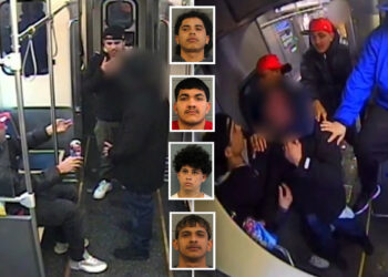 Video shows Venezuelan migrants beat Chicago straphanger