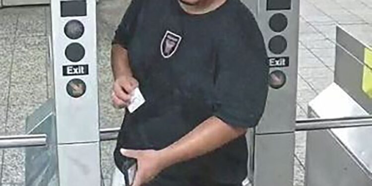 The still-at-large sicko pummeled and raped the 53-year-old victim inside a Flushing business, cops said.