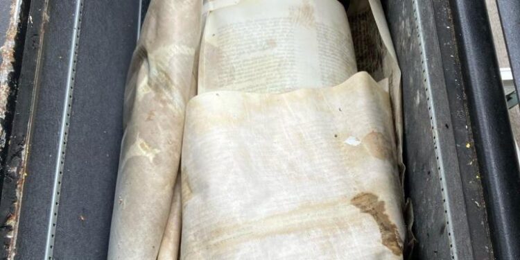 Torah scroll valued at more than $50,000