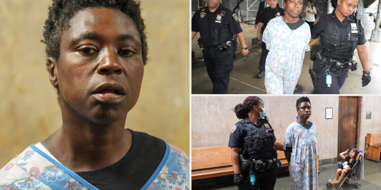 Ebony Butts, accused of shoving NYC tourists onto subway tracks, rants in court