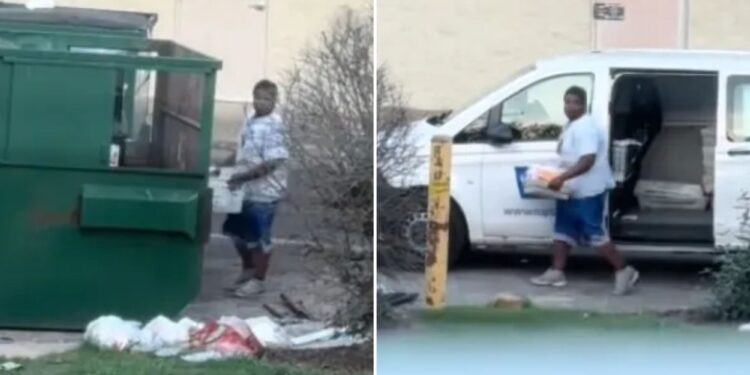 Nashville USPS worker caught on viral TikTok allegedly hurling boxes of mail into dumpster