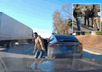 Serial California Tesla road rage driver Nathaniel Radimak released from prison — less than a year into 5-year sentence