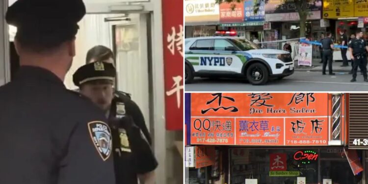 Deranged husband stabs wife to death inside NYC massage parlor as patrons look on in horror