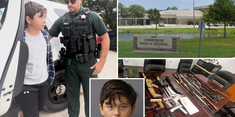 Florida boy, 11, had school shooting 'kill list' and arsenal, sheriff says