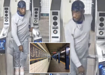 Maniac senselessly shoves woman, 62, onto NYC subway tracks after demanding a lighter: cops
