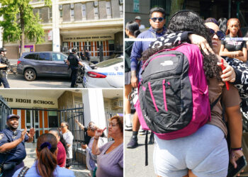 NYC school goes into lockdown over report of gunman leaving shaken parents railing against phone ban