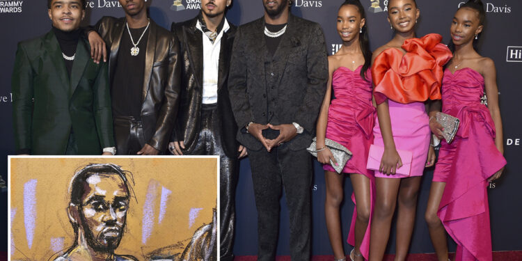 Sean 'Diddy' Combs has spoken to his shocked kids after arrest: report