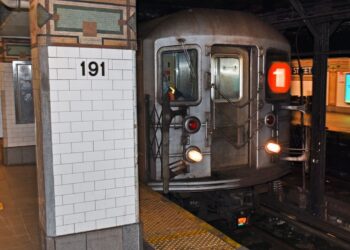 A subway rider was stabbed by a man while on a 1 train approaching 191st Street station in Washington Heights.