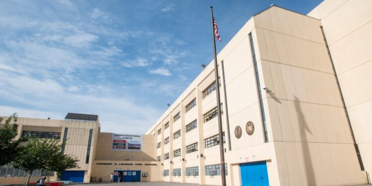 Lehman High School exterior