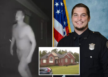 Disturbing video shows off-duty Atlanta cop Aubree Horton in a panic outside neighbor’s home before he's fatally shot: 'Kill me!'