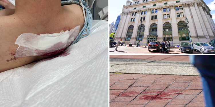 Ex-con with 15 prior arrests busted for random stabbing of teen in NYC where he smiled at blood soaked victim