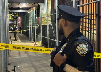 A 15-year-old girl was shot in the buttocks when gunfire erupted in a Bronx neighborhood Monday evening