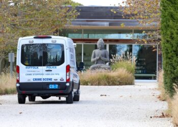 Suffolk County Crime Scene investigates the homicide of Sabina Rosas, 33, Rosas was found dead in a room at the Shou Sui Ban House at 337 Montauk Highway in Water Mill, NY.