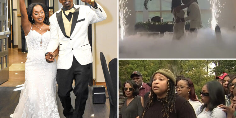 North Carolina groom Tyrek Burton killed in front of bride and daughter hours after getting married