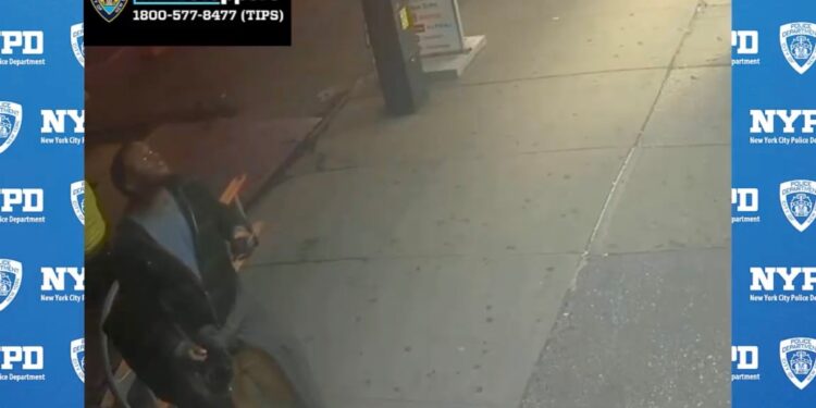 The 28-year-old woman was standing on the northbound C train platform at the 50th Street station around 3:10 a.m. when the aggressor demanded that she stop looking at him, authorities and sources said.