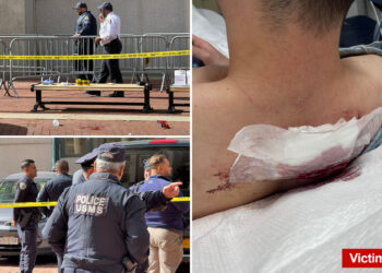 Teen stabbed in the neck by unhinged stranger near NYC City Hall: cops