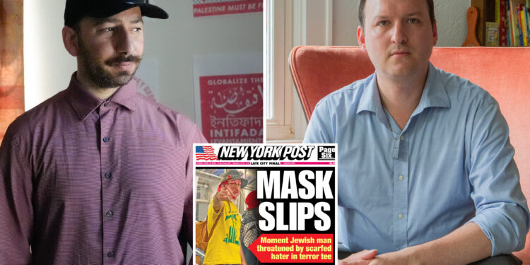Anti-Israel protester sporting Hezbollah t-shirt arrested months after accosting Jewish man on NYC train