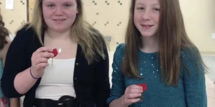 Libby German (left) and Abby Williams (right)