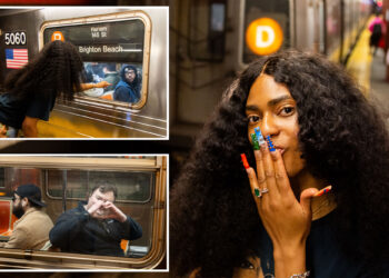 Exclusive | Meet the woman who blows kisses to unsuspecting subway riders in NYC -