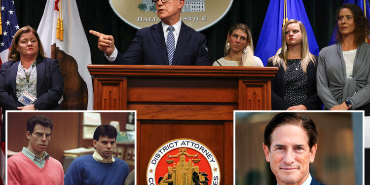 Menendez brothers’ chance at freedom in question after LA district attorney election