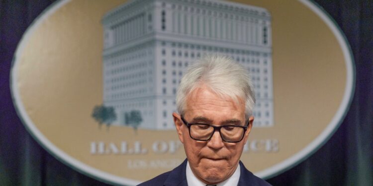 Los Angeles County District Attorney George Gascon