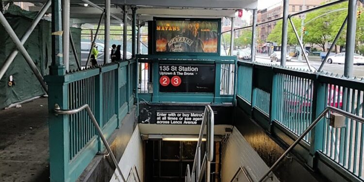 The 135th Street station is a station on the IRT Lenox Avenue Line of the New York City Subway.