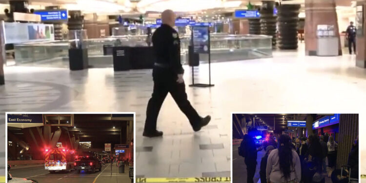 3 shot, 1 stabbed in Christmas fight at Phoenix airport