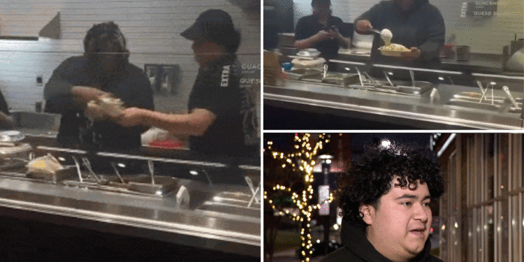 Chipotle customer attacks employee behind counter over order -- then allegedly threatened to 'stab' him in online rant