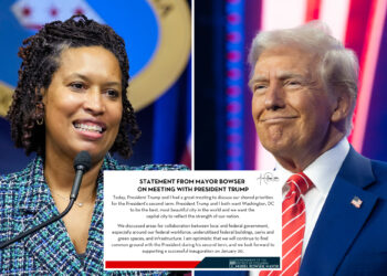 DC mayor is optimistic after 'great meeting' with Trump -- who threatened federal takeover of the district