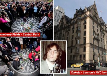 John Lennon fans gather at Strawberry Fields to remember fallen idol, who was murdered 44 years ago