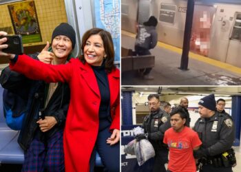 Kathy Hochul ripped for tweet about improved subway safety after NYC straphanger lit on fire