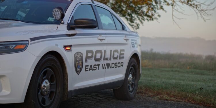A photo showing an East Windsor Police car.