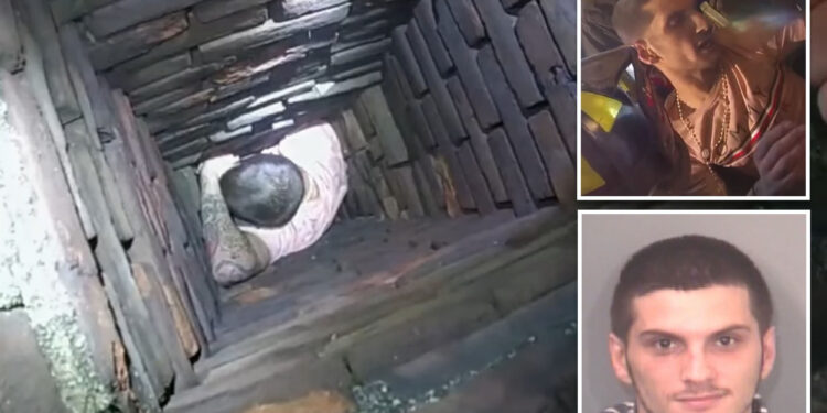 Massachusetts man Robert Langlias gets caught in chimney while trying to evade police