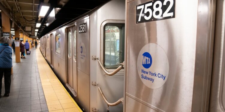 Two men in their 20s were stabbed on a southbound 7 train early Sunday morning.