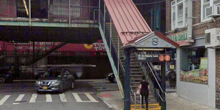 75th Street-Elderts Lane subway station in Woodhaven, Queens