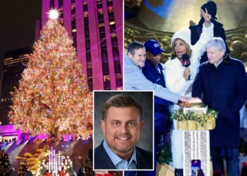 Tourists flock to Rockefeller Christmas tree lighting unfazed by assassin on the loose