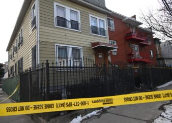 A 24-year-old man identified as Byron Lema-Naula is dead after being stabbed in the neck at 101-18 35th Avenue in the Corona section of Queens, New York, United States, on January 26, 2025.