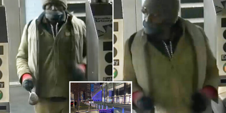 Brute strikes elderly woman with golf club in NYC subway station