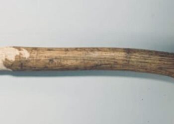 A hammer allegedly used by Tommy Sprauve to assault a subway passenger on Jan. 27, 2025.