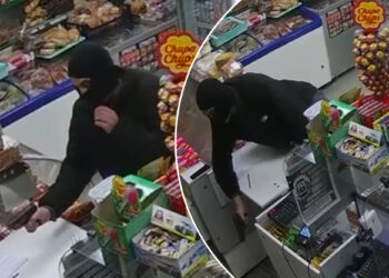 Drunk thief attempts to hold up store with toy gun (Video)